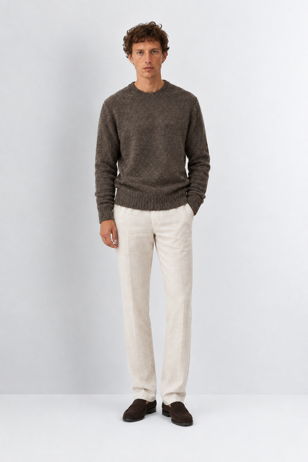 Pull Brun Essentiel