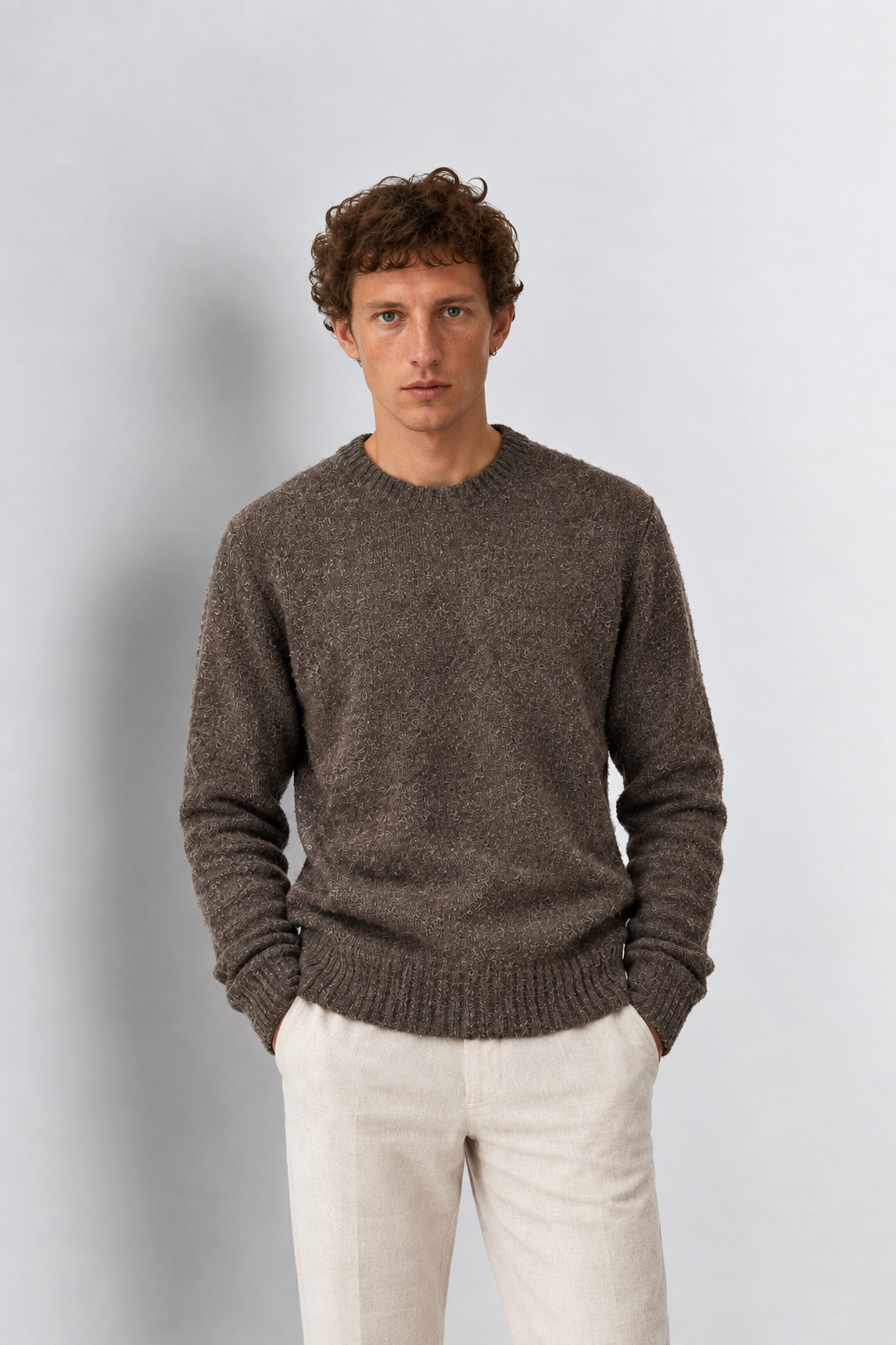 Pull Brun Essentiel