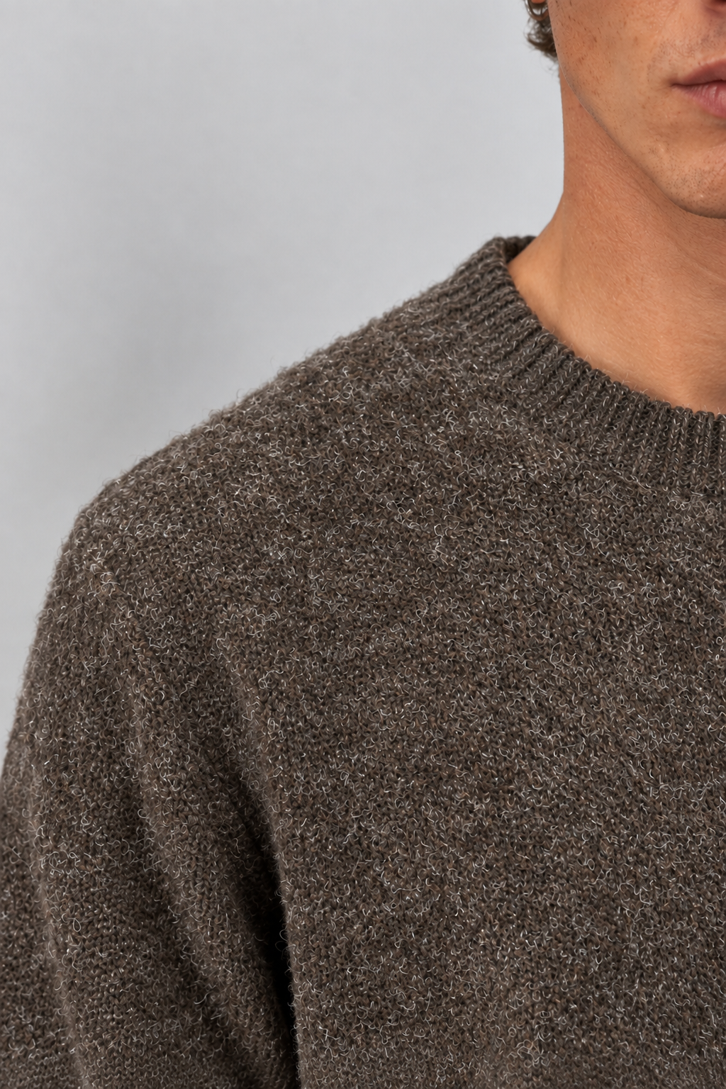 Pull Brun Essentiel