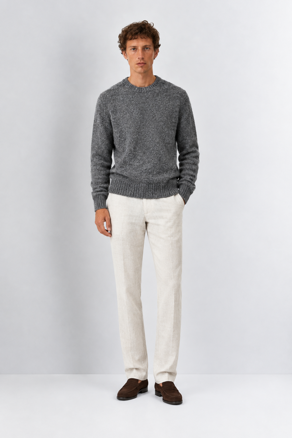 Pull Gris Essentiel
