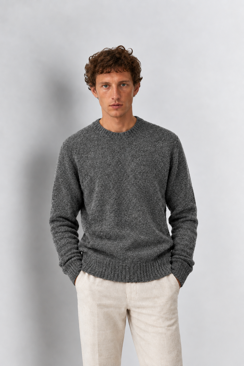 Pull Gris Essentiel
